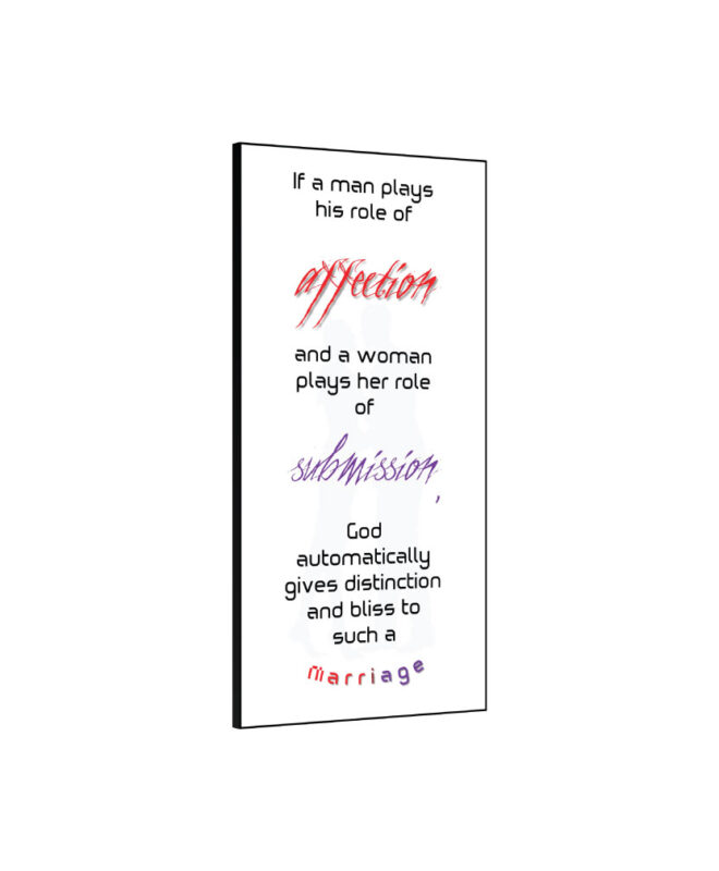 Affection-Submission- Inspirational Wall Decor Item