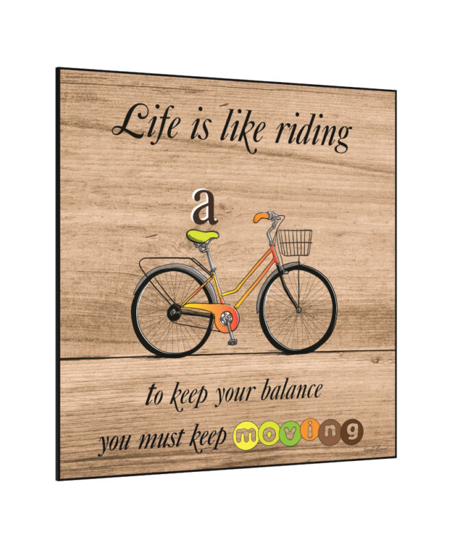 Bicycle - Inspirational Wall Decor Item