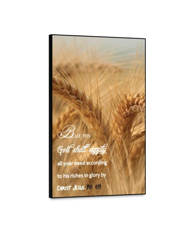 But my GOD shall supply - Inspirational Wall Decor Item