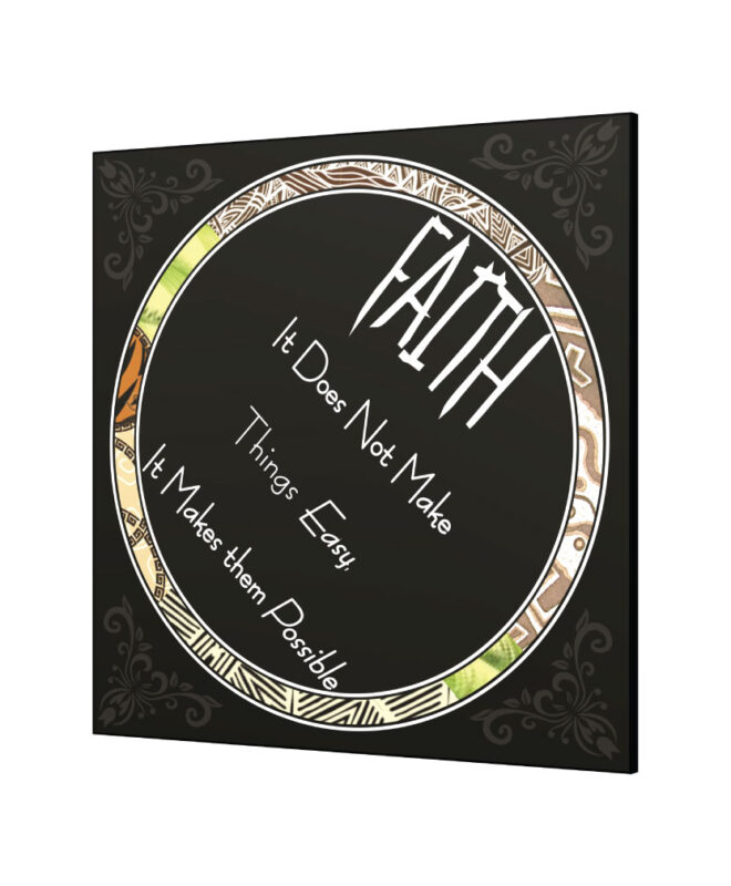 FAITH 3 - Inspirational Wall Decor Item