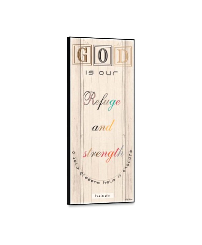 God-is-our-refuge - Inspirational Wall Decor Item