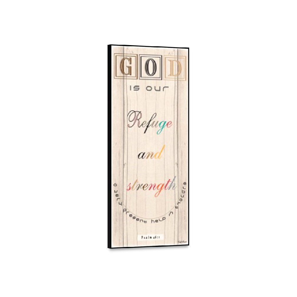 God-is-our-refuge - Inspirational Wall Decor Item