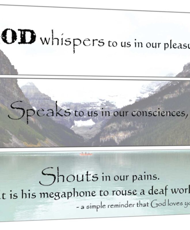 God Love You 1 & 2- Inspirational Wall Decor Item