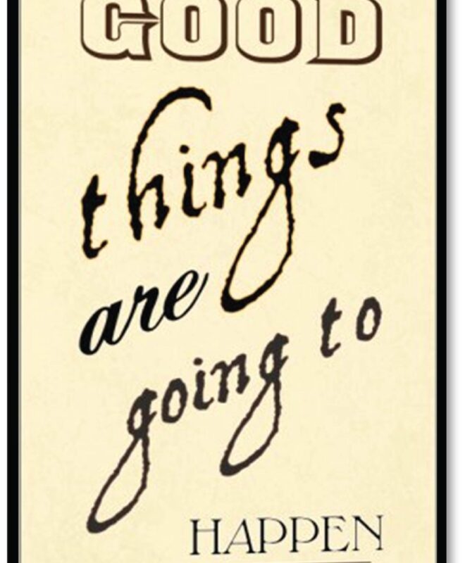Good Things - Inspirational Wall Decor Item