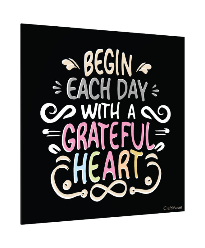 Grateful Heart- Inspirational Wall Decor Item