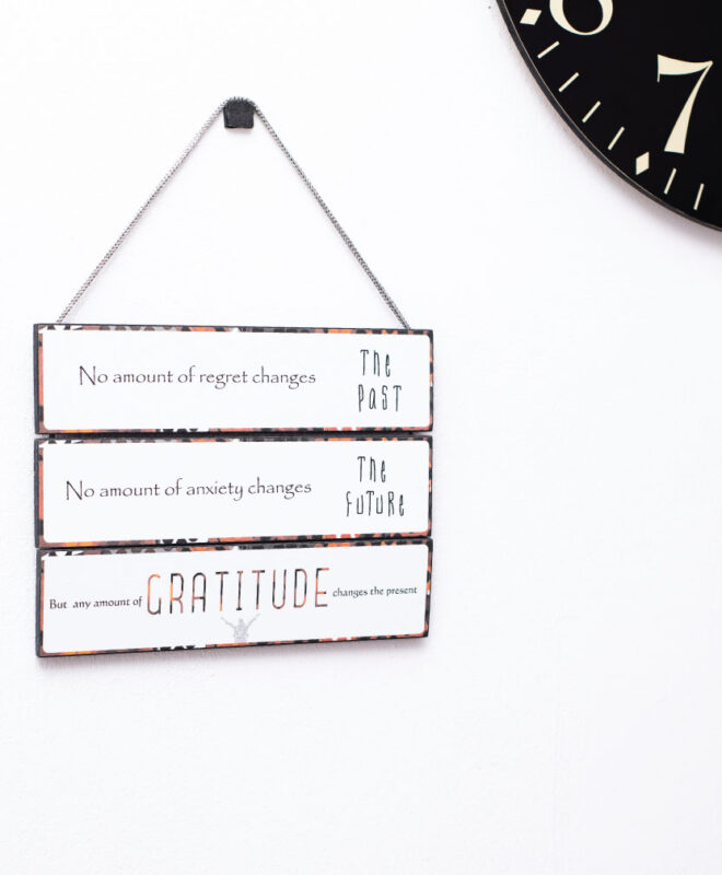 GRATITUDE- Inspirational Wall Decor Item