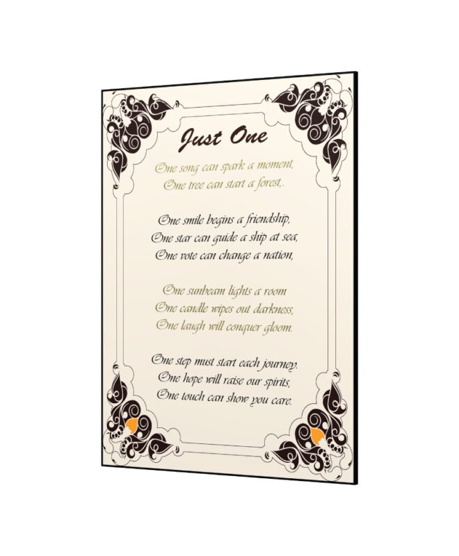 Just-One - Inspirational Wall Decor Item
