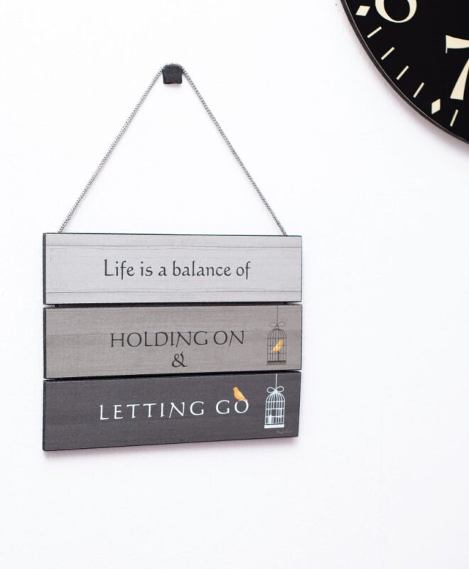 Life-Is-a-balance - Inspirational Wall Decor Item