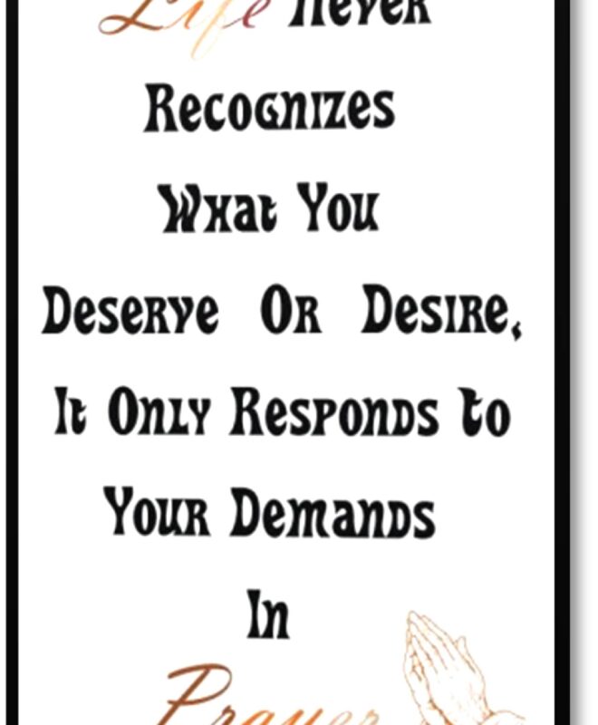 Life-never-recognizes - Inspirational Wall Decor Item