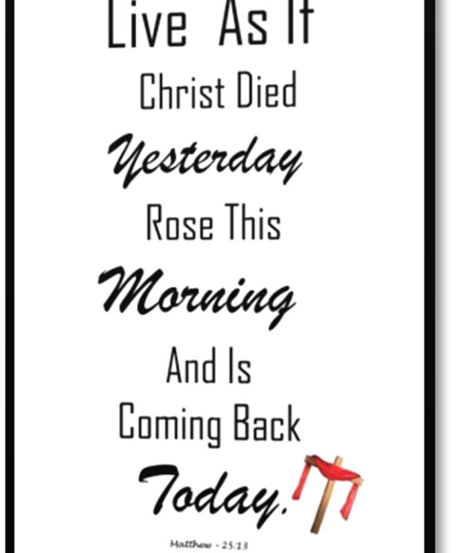 Live-as-if - Inspirational Wall Decor Item