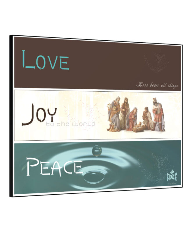 Love-Joy-and-Peace - Inspirational Wall Decor Item