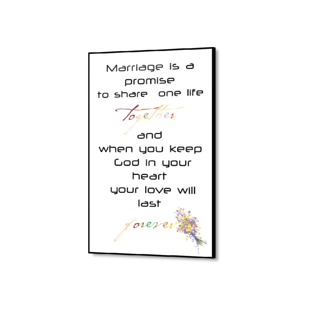 Marriage 3- Inspirational Wall Decor Item