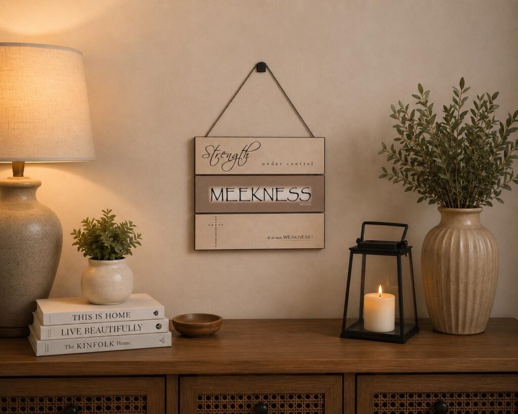 Meekness- Inspirational Wall Decor Item