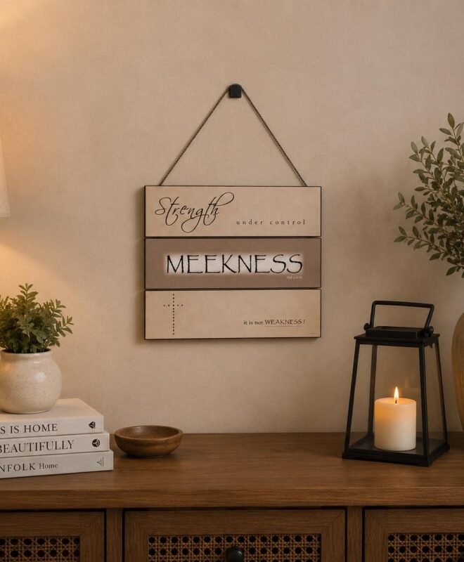 Meekness- Inspirational Wall Decor Item