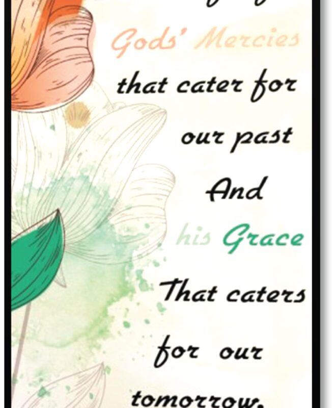 Mercy and Grace - Inspirational Wall Decor Item