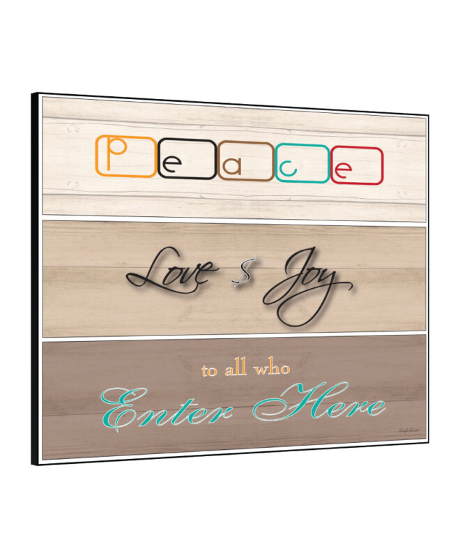 Peace-love-joy - Inspirational Wall Decor Item