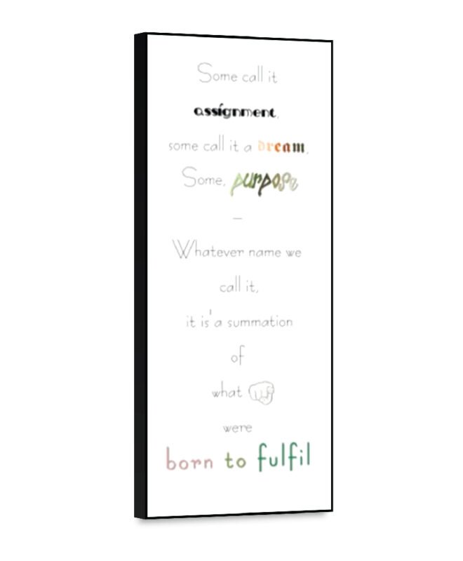 [Purpose]- Inspirational Wall Decor Item