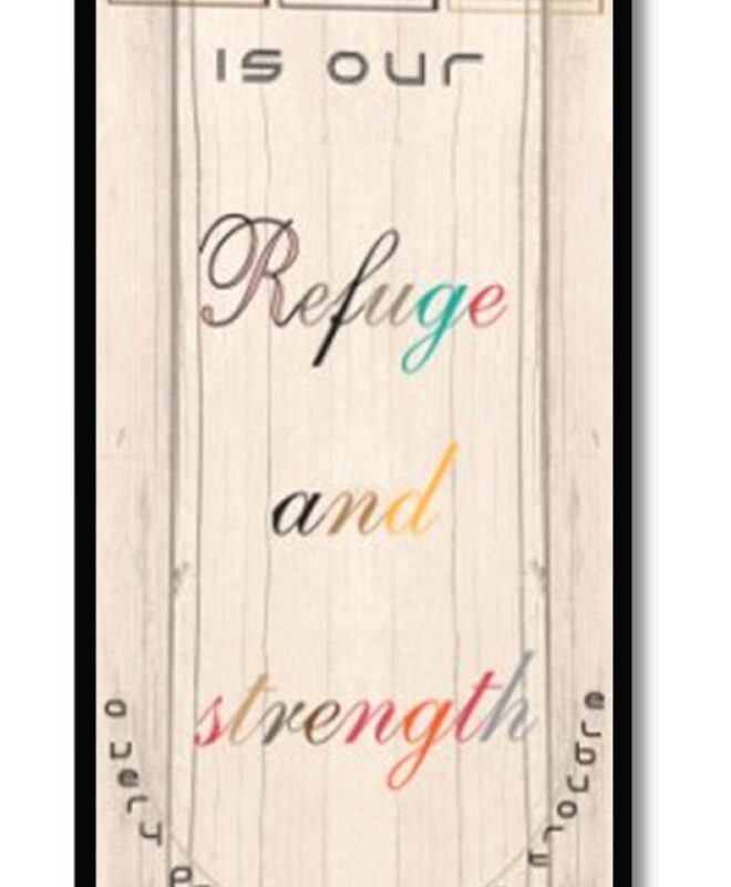 God-is-our-refuge - Inspirational Wall Decor Item