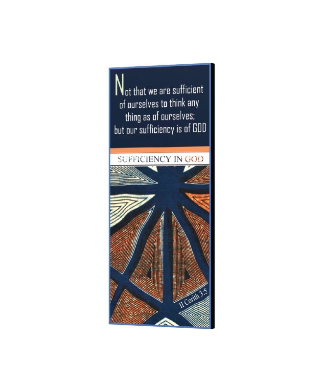 Sufficiency in GOD - Inspirational Wall Decor Item