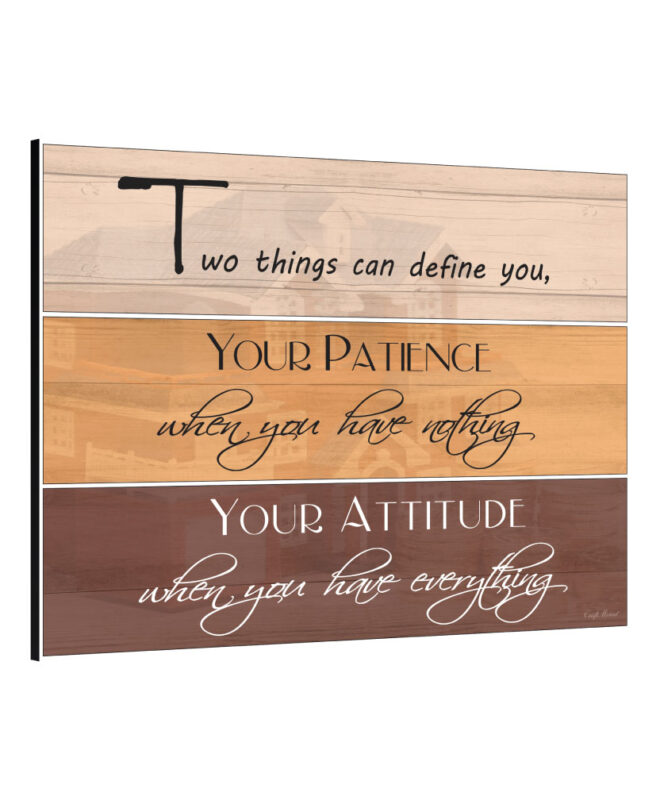 Two Things - Inspirational Wall Decor Item