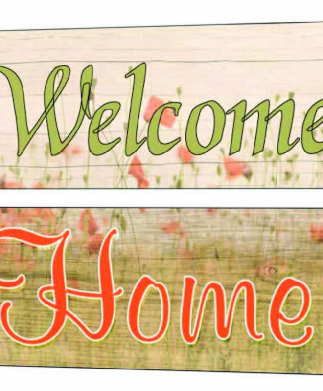 Welcome Home - Inspirational Wall Decor Item