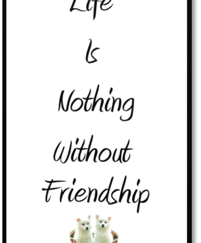 Friendship - Inspirational Wall Decor Item