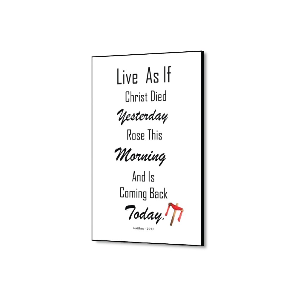 Live-as-if - Inspirational Wall Decor Item