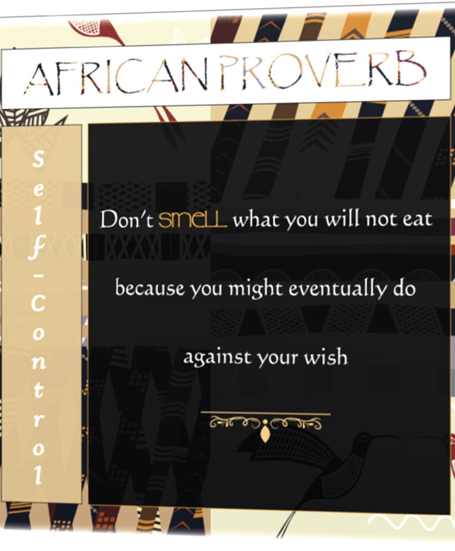 [African Proverb] Inspirational Wall Decor Item
