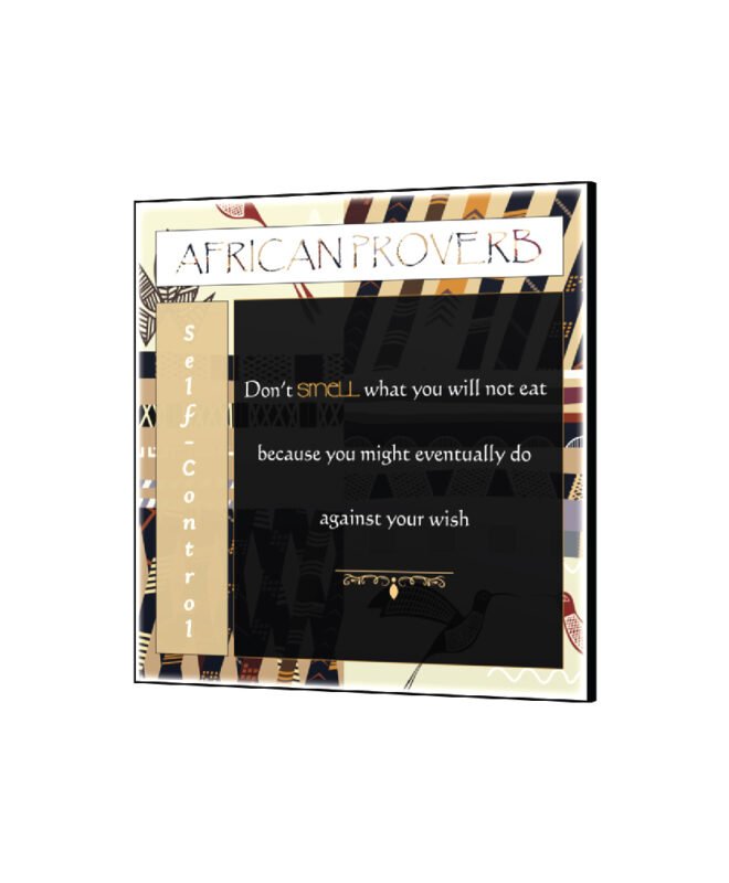 [African Proverb] Inspirational Wall Decor Item