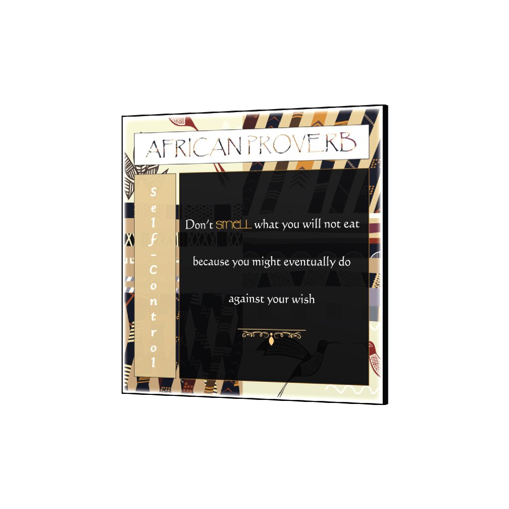 [African Proverb] Inspirational Wall Decor Item