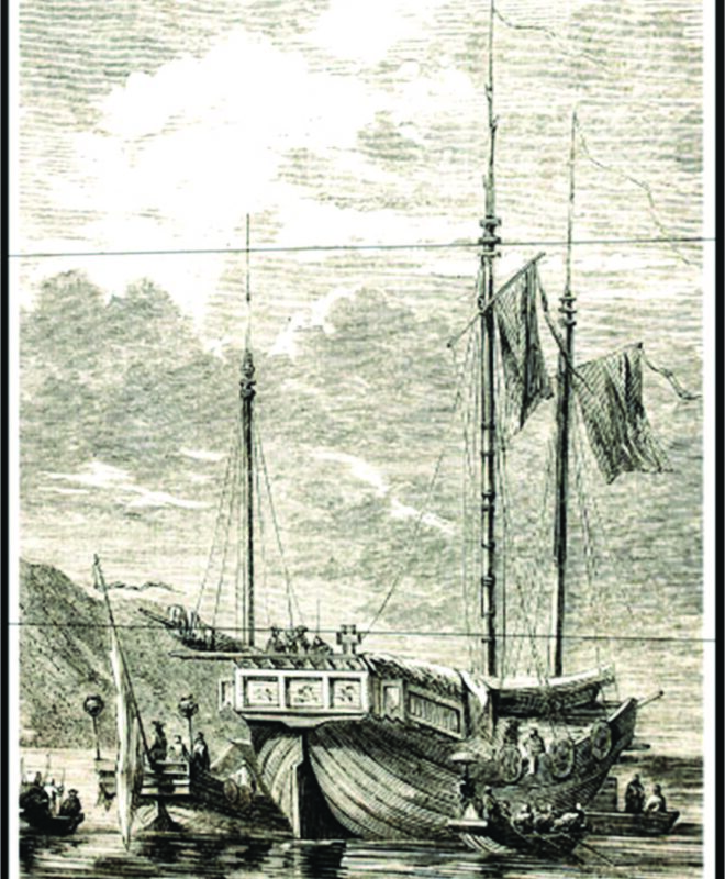 [Black and White Ship] - Inspirational Wall Decor Item