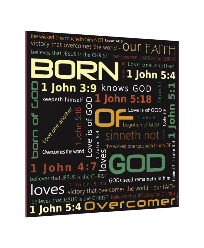 [BORN OF GOD] Inspirational Wall Decor Item
