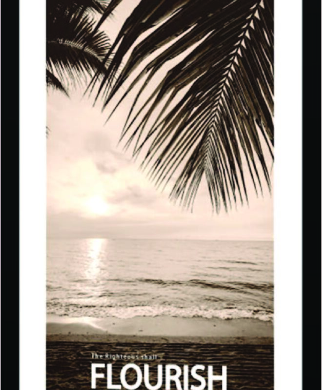 [Flourish] - Inspirational Wall Decor Item