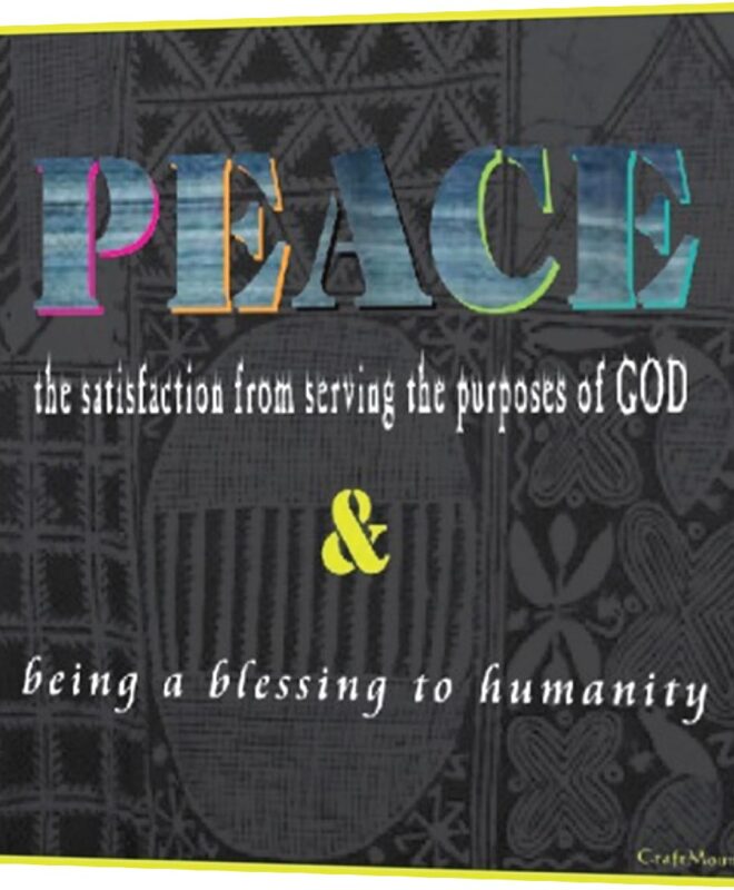 [ PEACE ] Inspirational Wall Decor Item