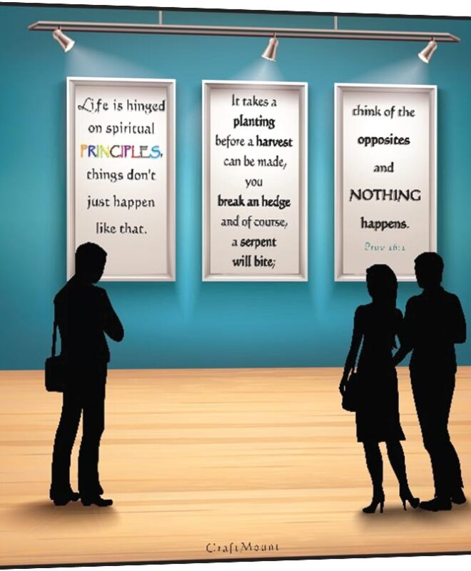 [Proverb 26:2] Inspirational Wall Decor Item