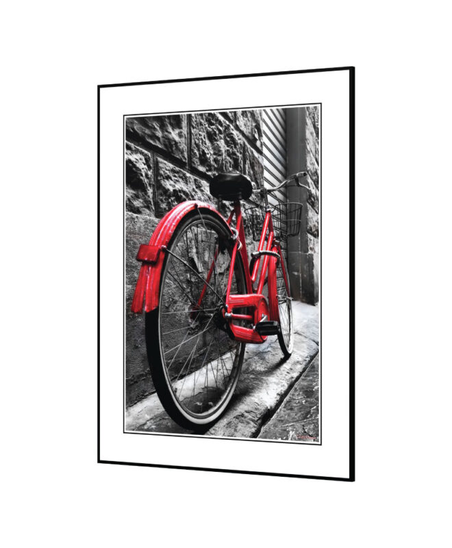 [Red Bicycle] - Inspirational Wall Decor Item