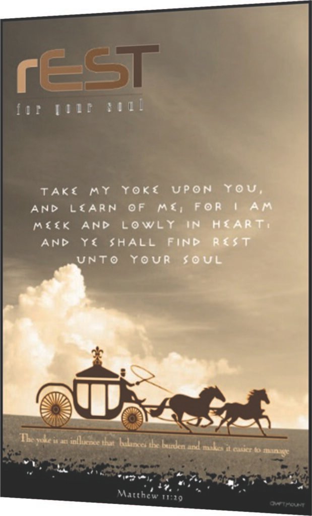 [Rest] - Inspirational Wall Decor Item