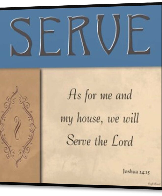 [Serve]- Inspirational Wall Decor Item