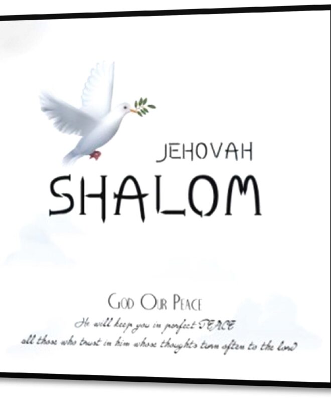 [Shalom]- Inspirational Wall Decor Item