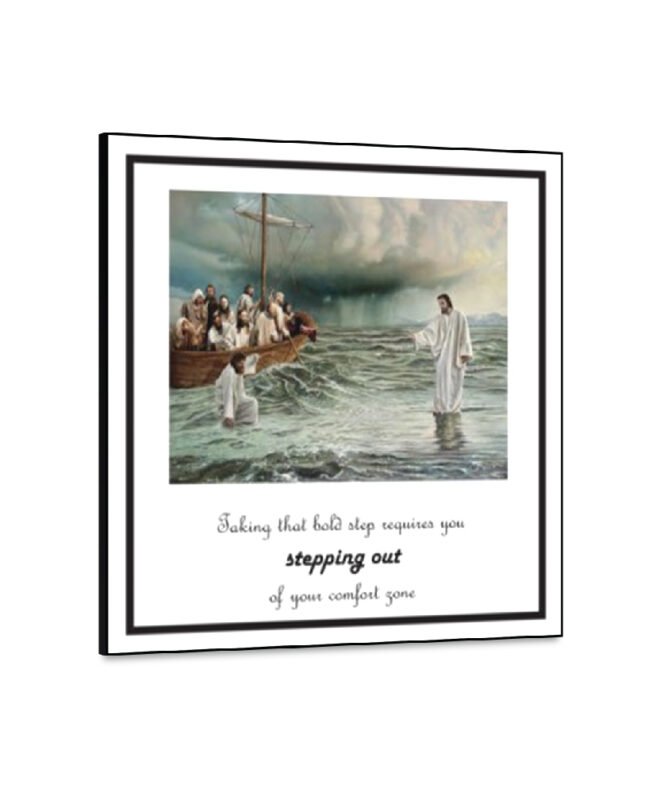 [Stepping Out ]- Inspirational Wall Decor Item