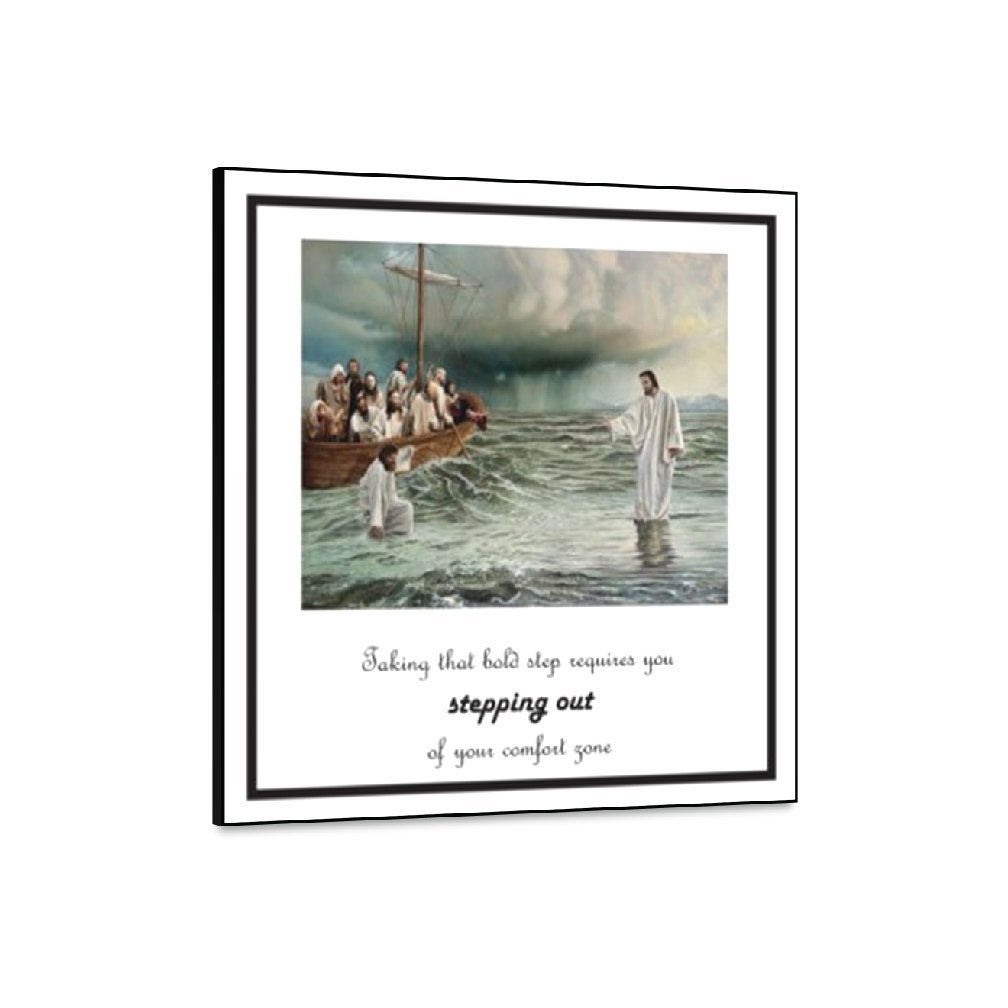 [Stepping Out ]- Inspirational Wall Decor Item