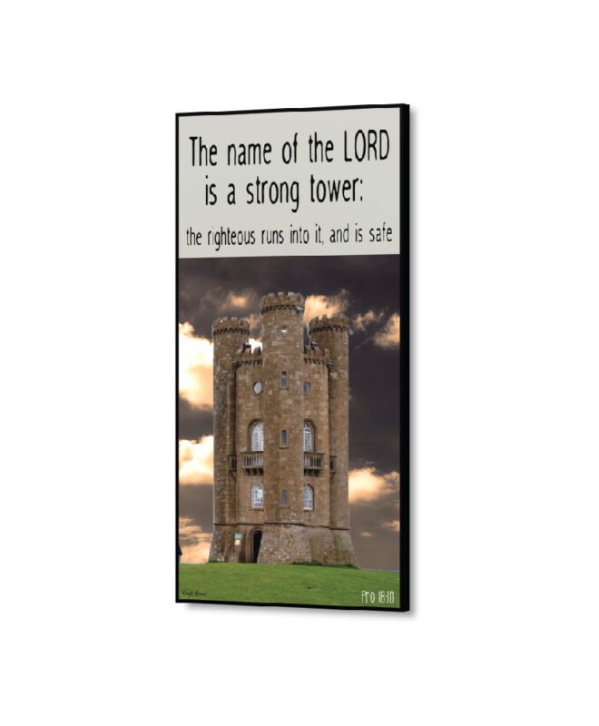 [Strong Tower] - Inspirational Wall Decor Item