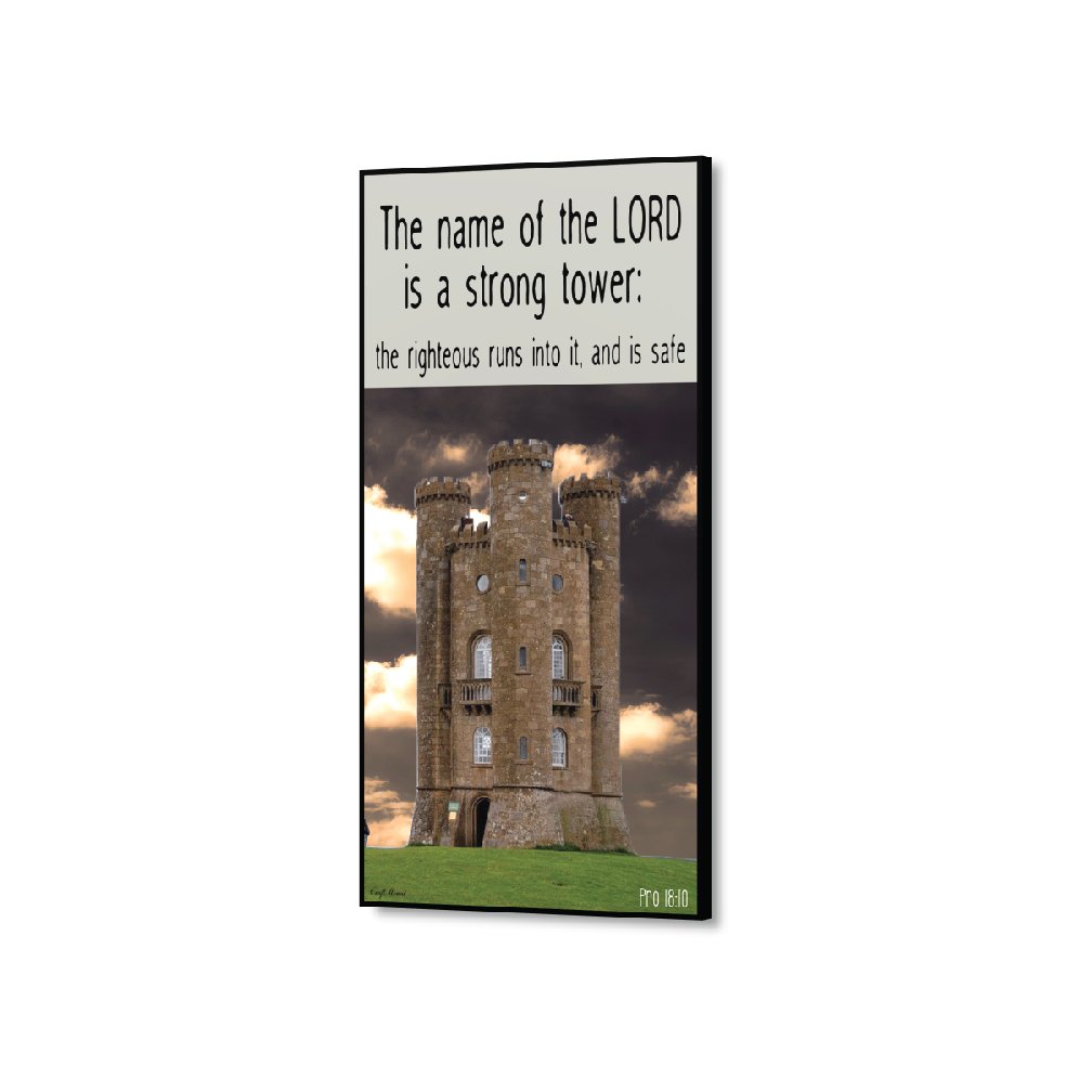 [Strong Tower] - Inspirational Wall Decor Item