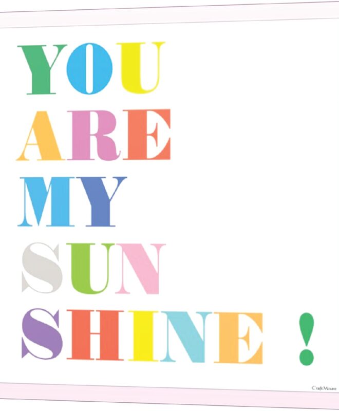 [Sun Shine] Inspirational Wall Decor Item