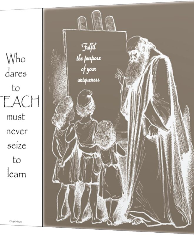 [Teach Learn] Inspirational Wall Decor Item