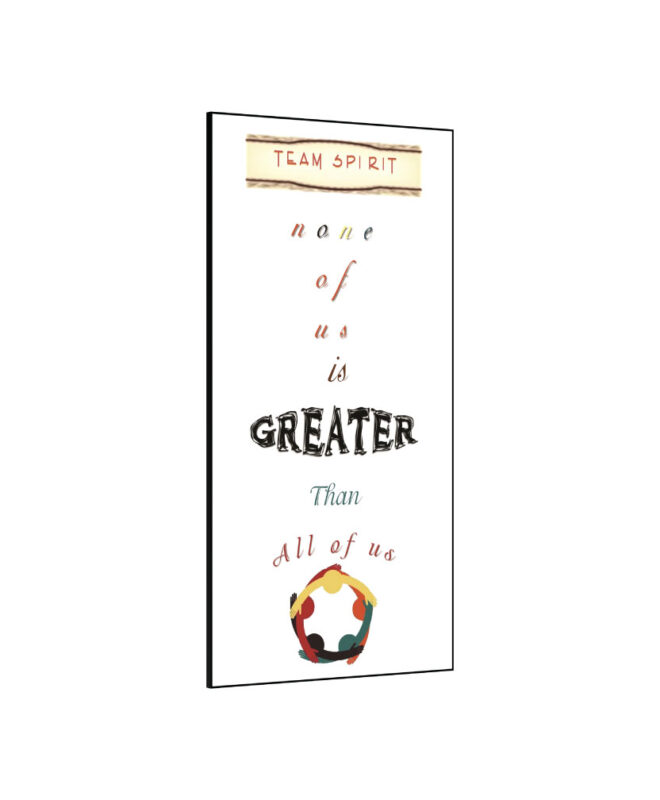 [Team Spirit] - Inspirational Wall Decor Item