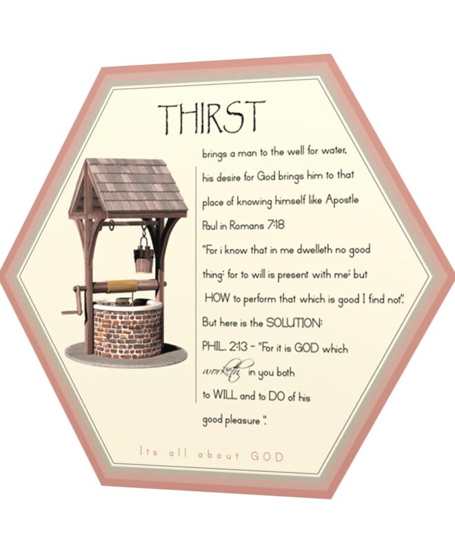 [Thirst] Inspirational Wall Decor Item