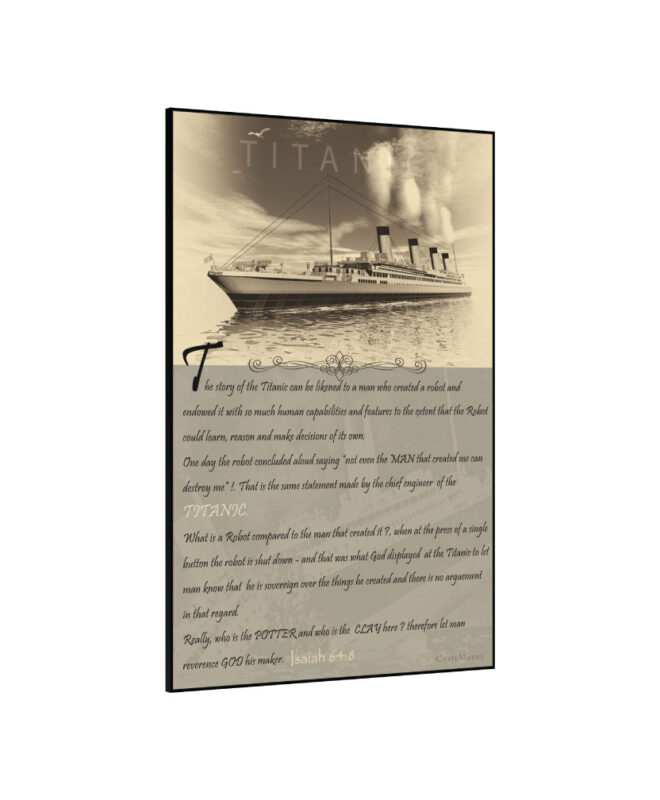 Titanic- Inspirational Wall Decor Item