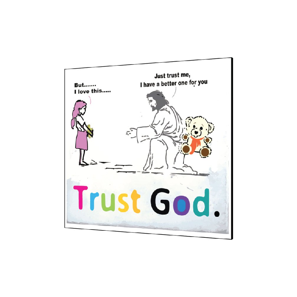 [Trust God] Inspirational Wall Decor Item