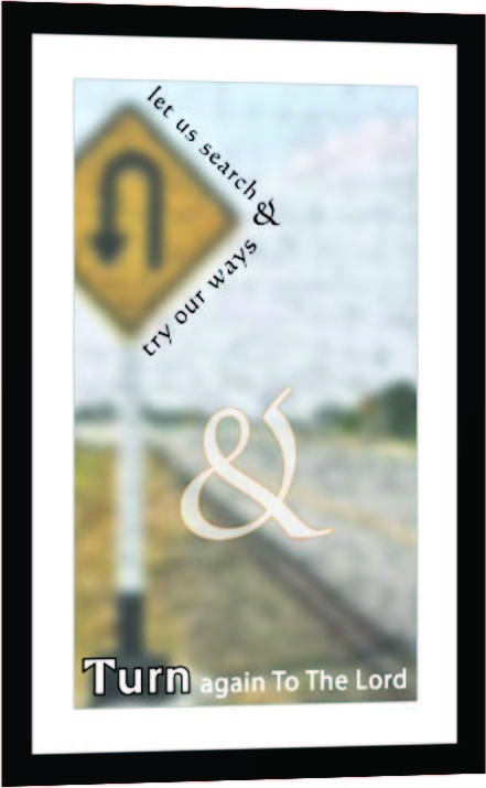 [Turn Again] - Inspirational Wall Decor Item